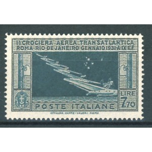 ITALIEN Luftpost 1930,Sassone 25,   REPRINT