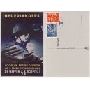 SS Propaganda II Legion Niederland Nr 403-403 Feldpostkarte Sonderstempel