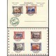 Italia posta aera 1933 Sas.45-50,Nr. 439-44 Crociera Zeppelin carta postale Reprint