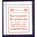 Nichtamtliche Ausgabe Lauterbach Hessen 1945 Nr. 1 ohne Netzdruck REPLICA