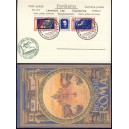 ITALIEN Luftpost 1933 Nr. 445 Geschwaderflug Postkarte Nachdruck