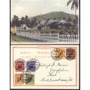 Postkarte Dt. Kolonien SAMOA Nr. 1-6 gestempelt APIA, Replica