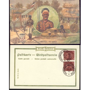 Dt. Kolonien DEUTSCH NEUGUINEA  Vorläufer auf Postkarte, Replica