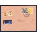 Bund 1952 Posthorn 50 Pf und 70 Pf FDC Brief Replica
