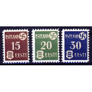 Estland Freimarken1941   REPRINT